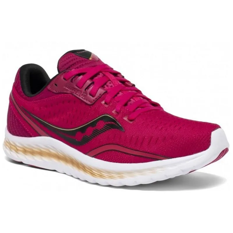 Saucony Women's Kinvara 11 Berry/Gold UK 5.5-2